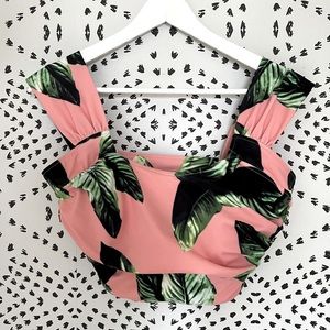 Albion fit crop swim top